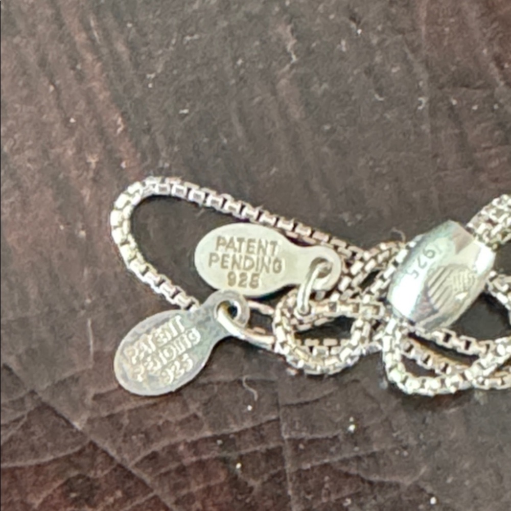 Silver Adjustable Length Bead Chain Necklace - image 6